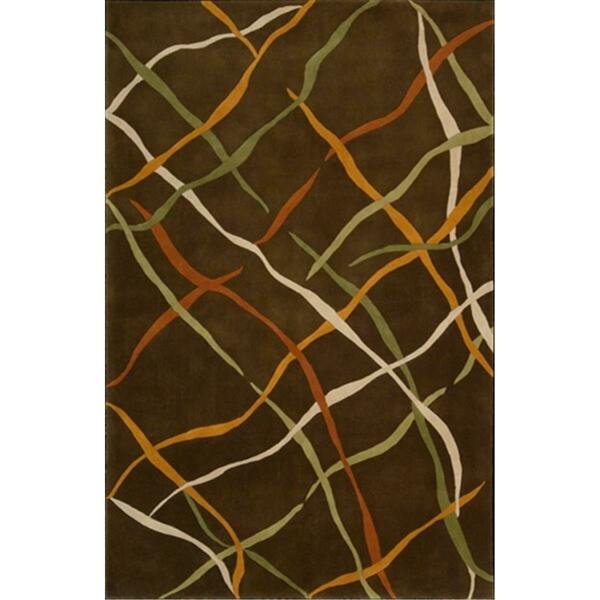 Nourison Dimensions Area Rug Collection Brown 3 Ft 6 In. X 5 Ft 6 In. Rectangle 99446543462
